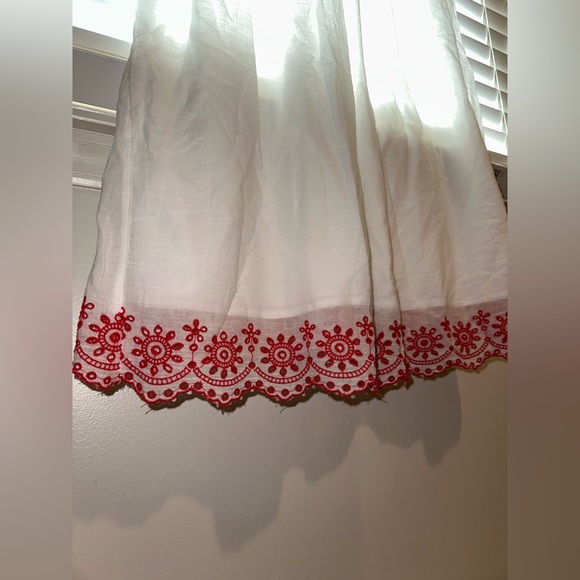 NWT Crown & Ivy Sleeveless White Dress Sz L - Picture 3 of 7